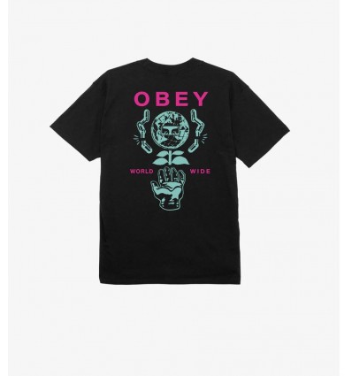 OBEY helping hand t-shirt black