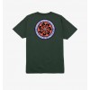 OBEY peace wheel t-shirt forest green