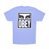 OBEY eyes con 2 t-shirt digital violet