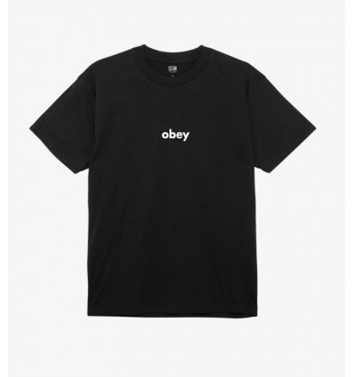 OBEY lower case 2 t-shirt black