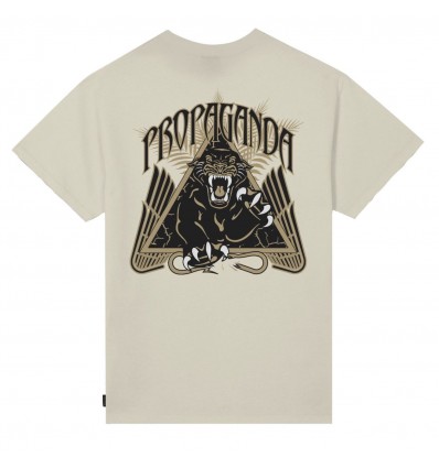 PROPAGANDA t-shirt triangle panther bone