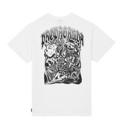 PROPAGANDA t-shirt touch white