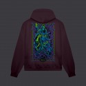 DOLLY NOIRE cyber druid hoodie purple dust