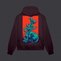 DOLLY NOIRE domain of nature hoodie purple dust