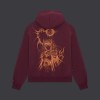 DOLLY NOIRE aisling hoodie bordeaux