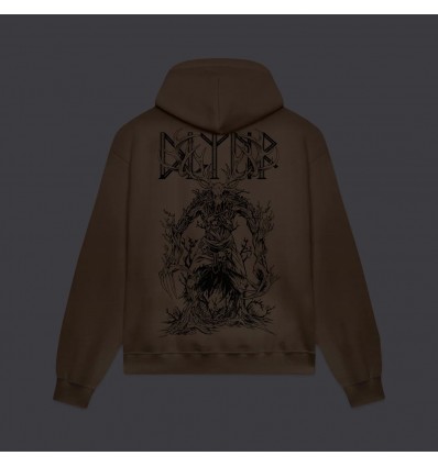 DOLLY NOIRE leshen hoodie brown