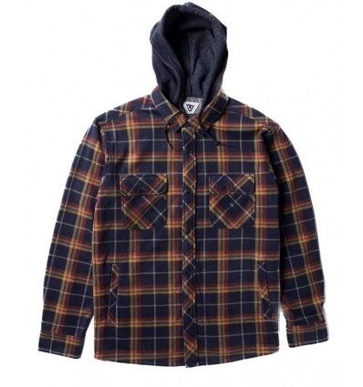 VISSLA eco zy shirt jacket CAMICIA FLANELLA