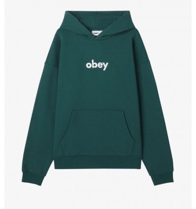 OBEY lowercase extra heavy hood rain forest