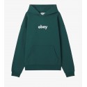 OBEY lowercase extra heavy hood rain forest