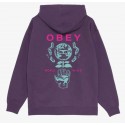 OBEY helping hand fleece plum perfect