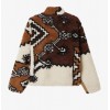 OBEY moroccan rug sherpa jacket