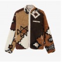 OBEY moroccan rug sherpa jacket