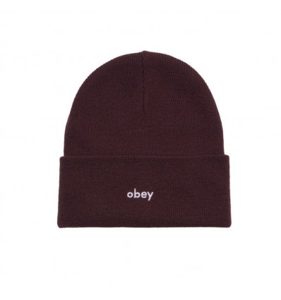 OBEY karma beanie plum perfect