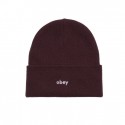 OBEY karma beanie plum perfect