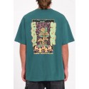 VOLCOM TEE MINDOOR - T-shirt con stampa - evergreen