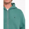 VOLCOM single stone zip sea green felpa