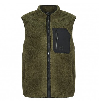 VOLCOM muzzar fuzzar vest smanicato