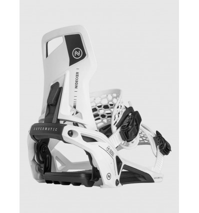 NIDECKER snowboard supermatic binding L white