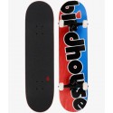 BIRDHOUSE 'Toy Logo' 8" Complete Skateboard (Blue / Red)