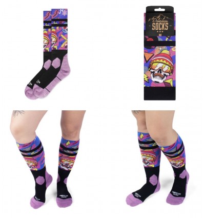 AMERICAN SOCKS snow retro blizzard calza snowboard