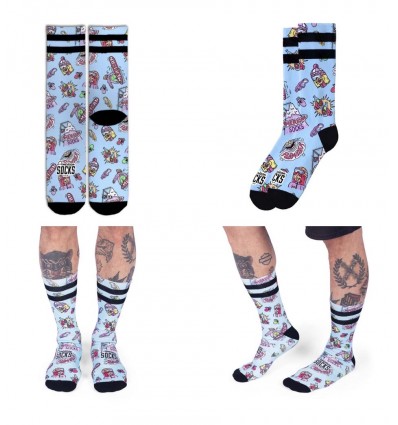 AMERICAN SOCKS Slope Dope - Mid High CALZA UNISEX ONE SIZE