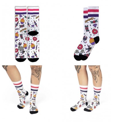 AMERICAN SOCKS Cupcake - Mid High CALZE UNISEX