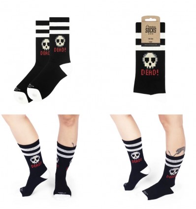 AMERICAN SOCKS Dead - Mid High CALZE UNISEX ONE SIZE