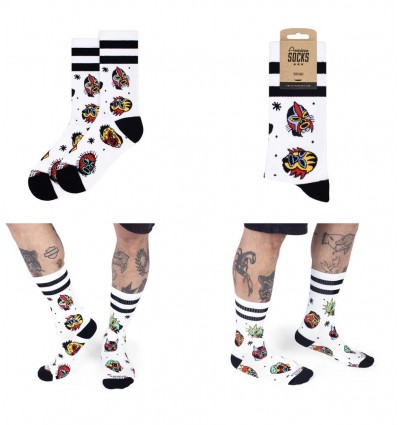 AMERICAN SOCKS El Luchador - Mid High CALZE UNISEX ONE SIZE