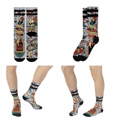 AMERICAN SOCKS Till Death Do Us Part - Mid High CALZE UNISEX