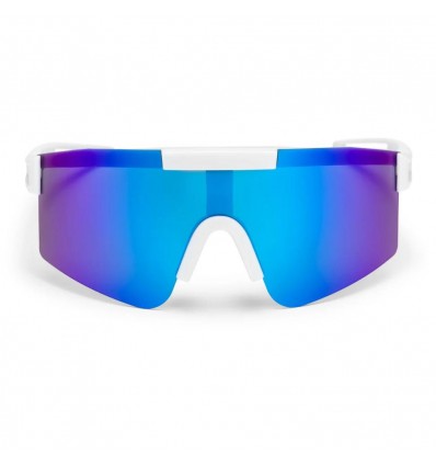 CHPO luca lente specchiata blu occhiale da sole uv 400