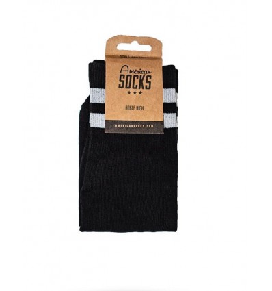 AMERICAN SOCKS bac in black ankle HIGH CALZE UNISEX taglia unica