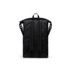 HERSCHEL ROLL TOP BACKPACK BLACK WEATHER RESISTANT