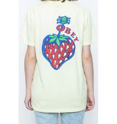 OBEY strawberry pale yellow