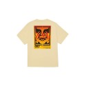 OBEY icon stencil flame tee