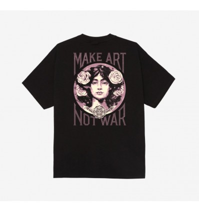 OBEY MAKE ART NOT WAR CLASSIC T-SHIRT BLACK