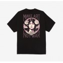 OBEY MAKE ART NOT WAR CLASSIC T-SHIRT BLACK