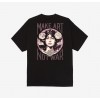 OBEY MAKE ART NOT WAR CLASSIC T-SHIRT BLACK