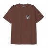 OBEY OBEY EYES ICON 2 TSHIRT JAVA BROWN