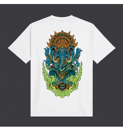 DOLLY NOIRE Ganesha Tee White