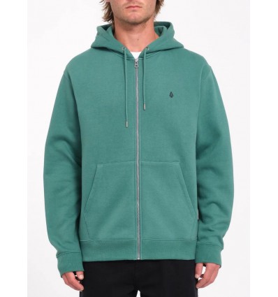 VOLCOM single stone zip sea green felpa