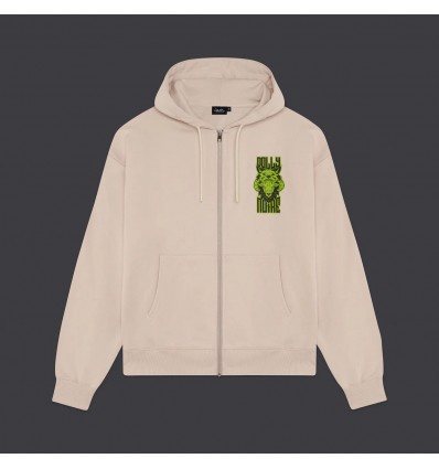 DOLLY NOIRE The GOAT Zip Hoodie Beige