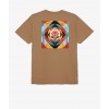 OBEY geometric power canvas t-shirt brown sugar