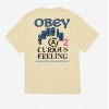 OBEY sensory exploration t-shirt pale yellow