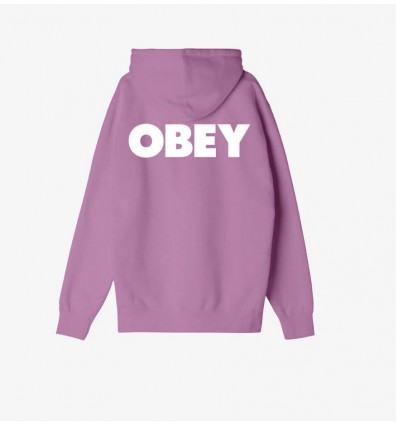 OBEY bold hood fleece moonlite mauve