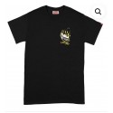 LOBSTER flower black t-shirt