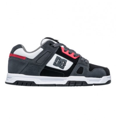 DC Stag - Scarpe skate black grey white