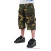 BLUESKIN BERMUDA CAMOUFLAGE CARGO MIMETICO SKATE RAP HIP HOP