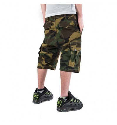 BLUESKIN BERMUDA CAMOUFLAGE CARGO MIMETICO SKATE RAP HIP HOP