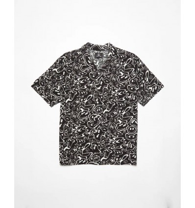 VOLCOM FILIP RYGALSKI SHIRT - BLACK CAMICIA UNISEX A MANICA CORTA