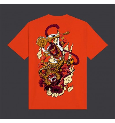 DOLLY NOIRE Hanuman Tee Bright Red